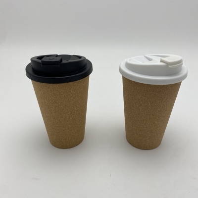 Recycled Cork takeaway coffee cup 450ml 