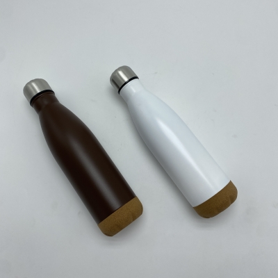 Cola Shape Insulated Water bottle with Cork base