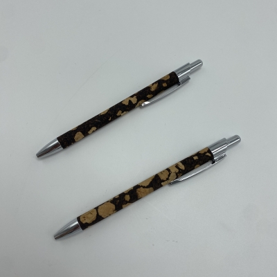 Hot sell Coffee grounds press promotion ball pen